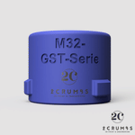 Lade das Bild in den Galerie-Viewer, 2crumbs M32 - GST-Serie Absaugadapter für Bosch GST-Stichsägen - Effiziente Staubabsaugung mit OSVAC-Kompatibilität und langlebiger Konstruktion
