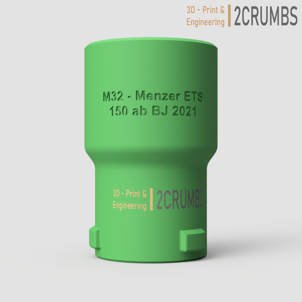 M32-Menzer ETS Serie Absaugadapter - passend für MENZER ETS Serie Exzenterschleifer kompatibel mit osVAC ab Baujahr 2021