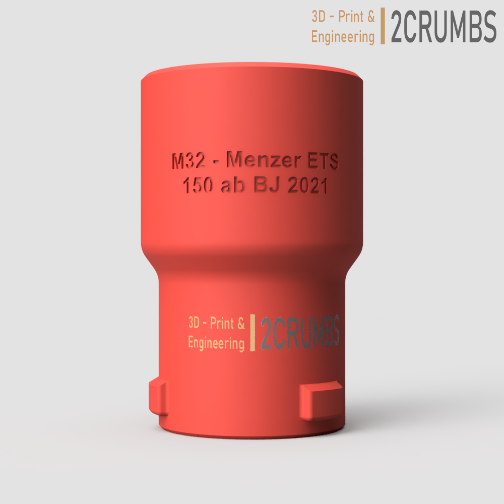 M32-Menzer ETS Serie Absaugadapter - passend für MENZER ETS Serie Exzenterschleifer kompatibel mit osVAC ab Baujahr 2021